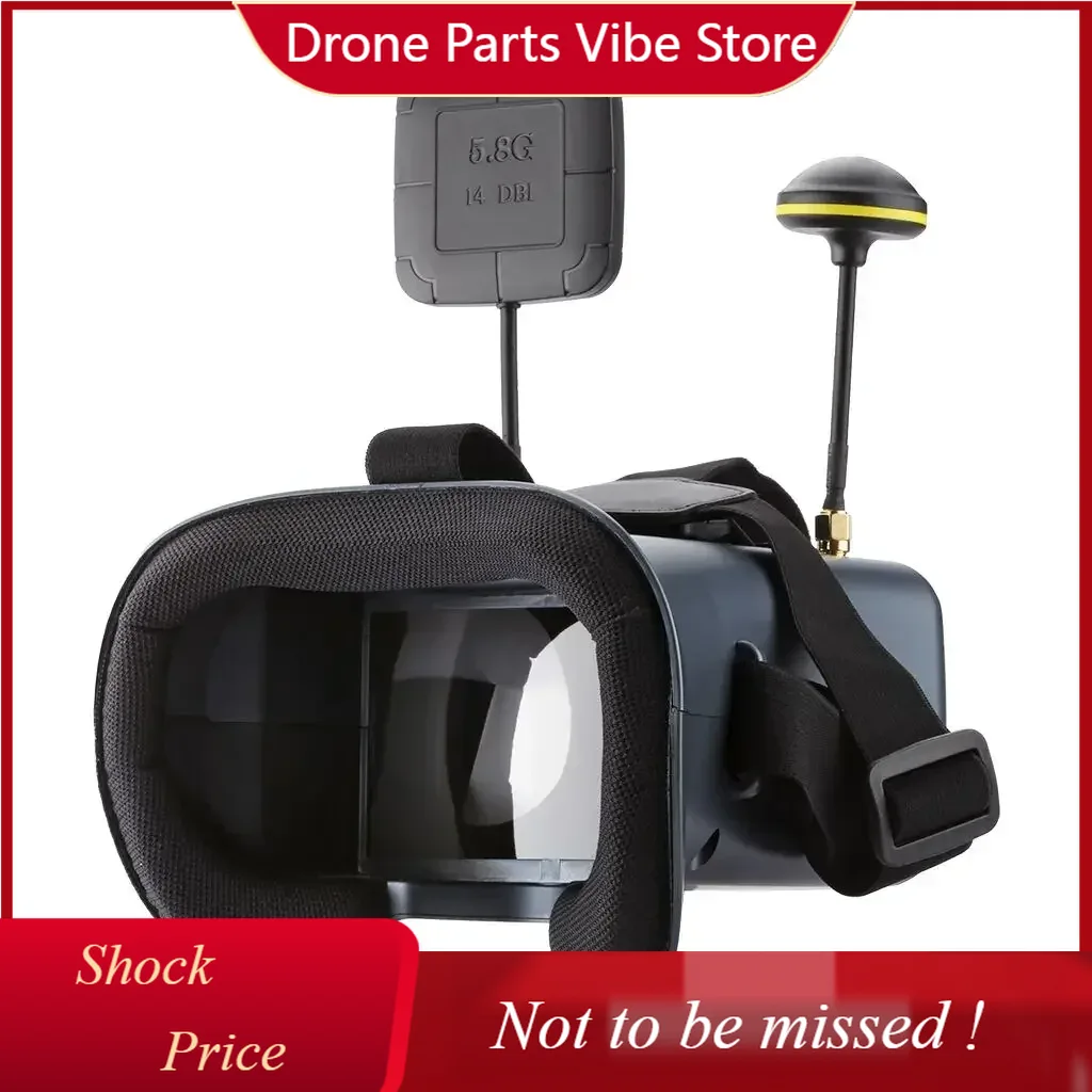 DP 5.8G FPV ゴーグル LS-008D 4.3イン - Drone Racing Goggles のレビューと価格