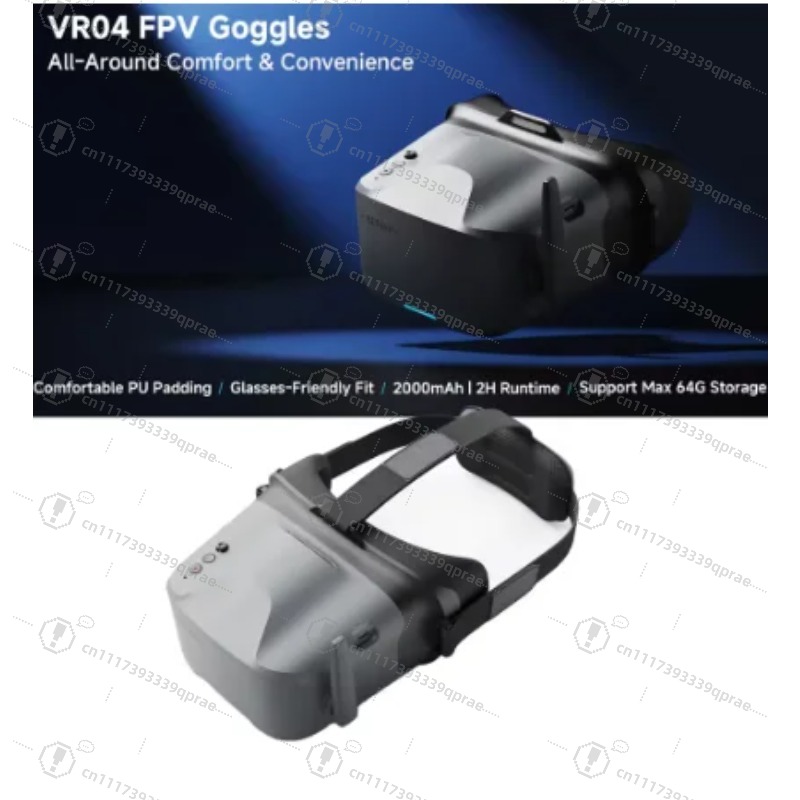 アナログFPVゴーグル BETAFPV VR04 4.3イン - Drone Racing Goggles のレビューと価格